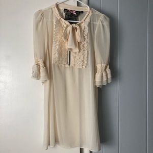 Forever21 Sheer Ruffle Tunic